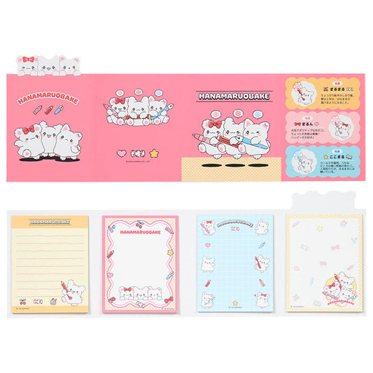 SANRIO | Hanamaruobake Flip-Up Memo 80×6×140mm (Together with Friends)