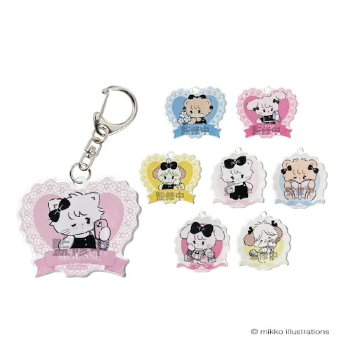 Mikko Illustrations | Secret Trading Acrylic Keychain Blind Box H41 x W50 x D3mm