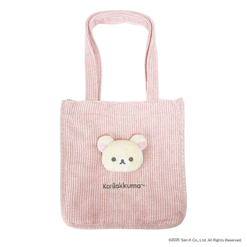 SAN X | Rilakkuma Pink Tote Bag 250×250×125mm (BASIC RILAKKUMA Favorite Things)