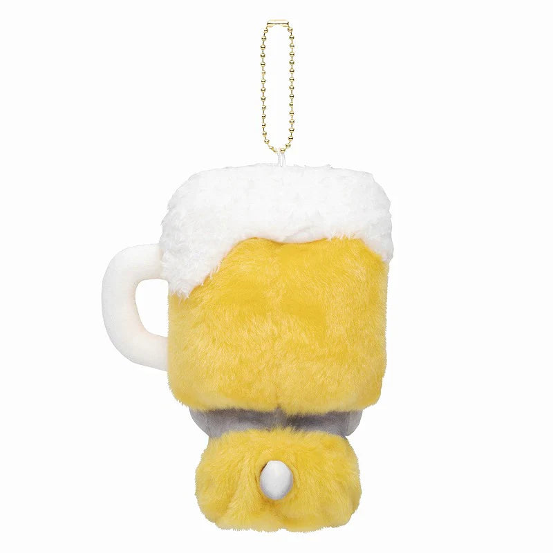Mofusand | Mascot Holder Plush Keychain H165×W115×D80Mm (Beer Cat Nyan)