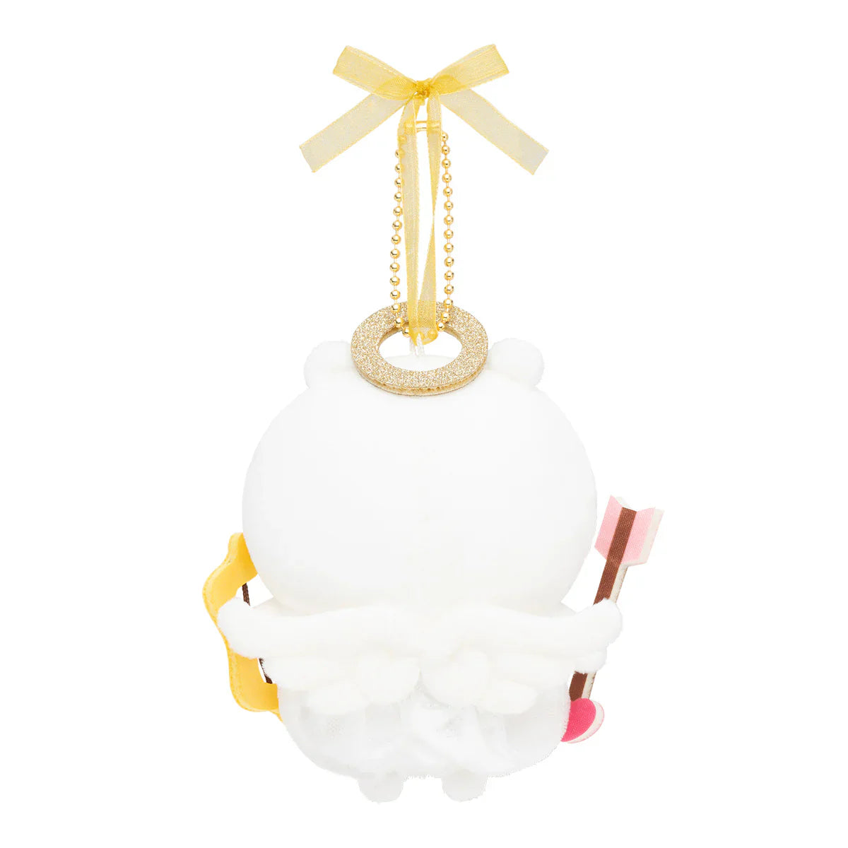 Nagano Characters | Fuwapata Angel Mascot Bag Charm Keychain 110×110×50mm (Bear)