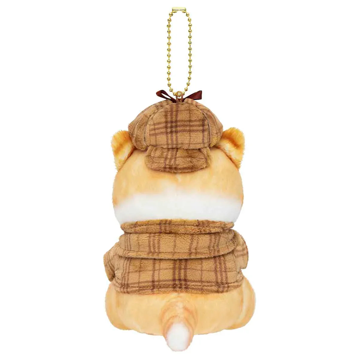 MOFUSAND | Mascot Holder Plush Keychain 155×120×90mm (Mofumofu Journey Cat - Detective)