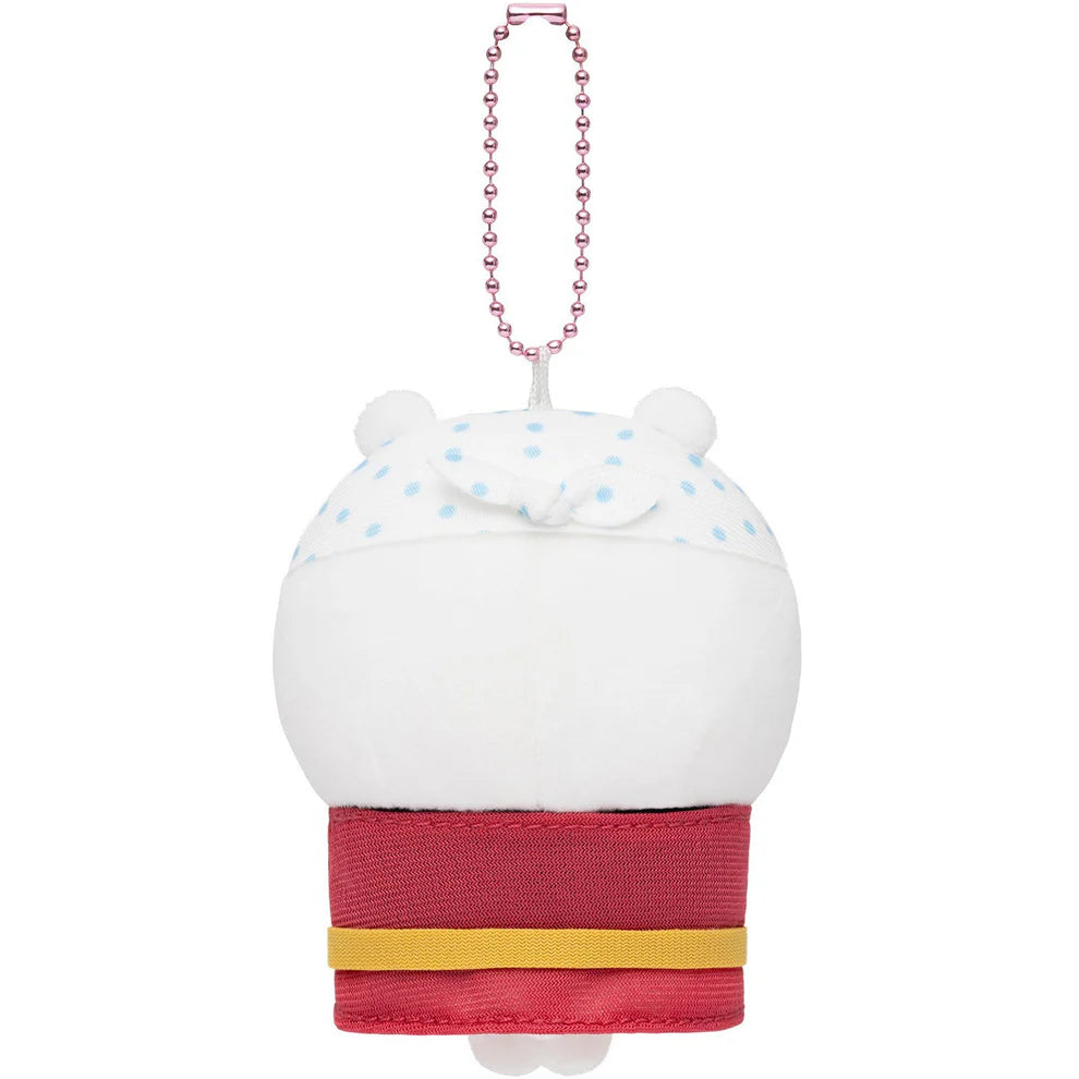 CHIIKAWA x MOGUMOGU | Chiikawa Mascot Holder Bag Charm Keychain 105x80x65mm (Kawagoe Rickshaw Driver)