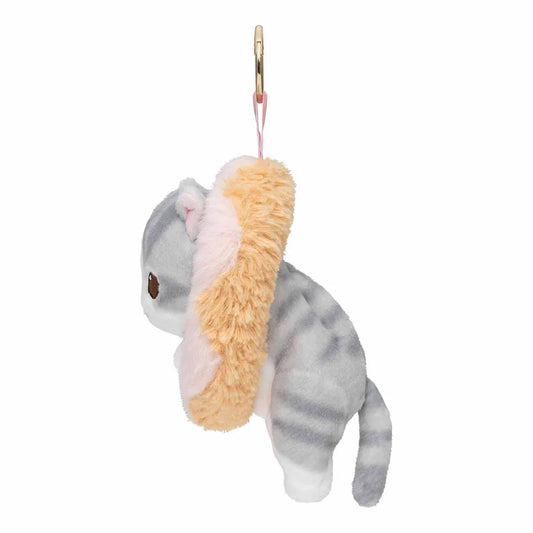MOFUSAND | COFFEE AND DONUTS Mascot Keychain Bag Charm 130x130x160mm (Strawberry Cream)