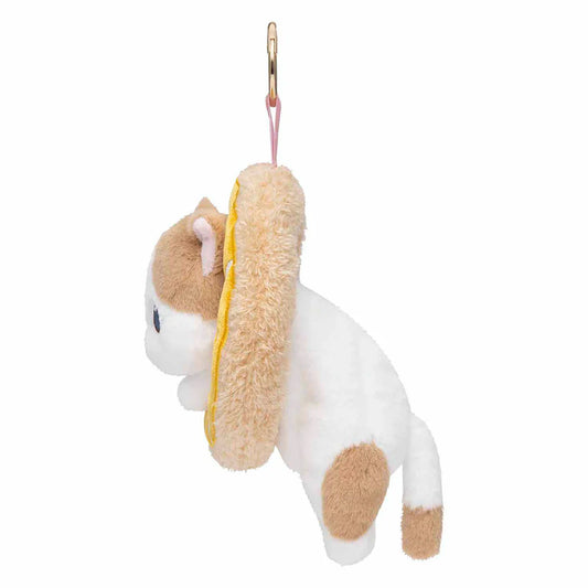 MOFUSAND | COFFEE AND DONUTS Mascot Keychain Bag Charm 130x130x160mm (Orange Cream)