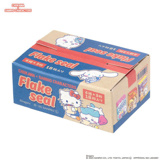 Chiikawa x Sanrio | Boxed Flake Stickers 27x60x43mm (Supermarket)