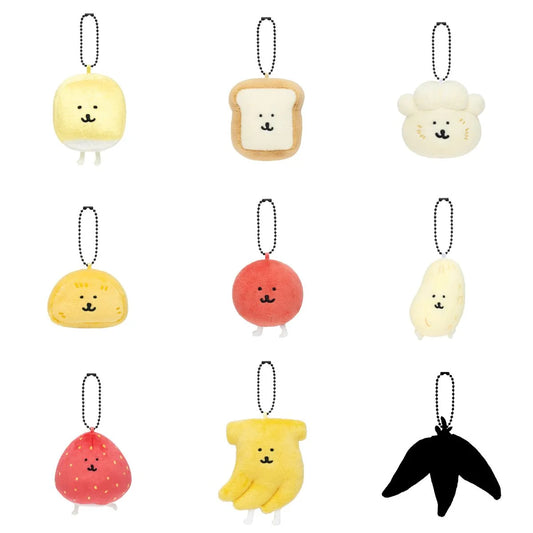 Nagano Characters |Trading Tiny Foods Mascot Keychain Blind Box 100×105×75mm Approx.