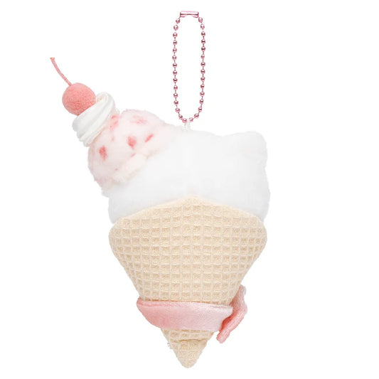 Lil ala mode x Mikko | Mousse Mascot Holder Bag Charm Keychain 140x100x50mm (Ice Cream)