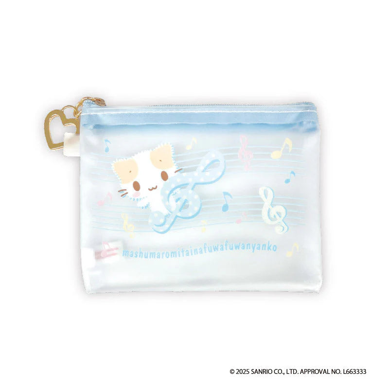 SAN-X | Marshmallow Masyumaro Like Fluffy Kitty Mini Pouch 90×120×8mm