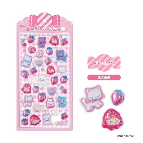 Domiel | Pukurin Candy Stickers 95x200x8mm (Berry Mix)