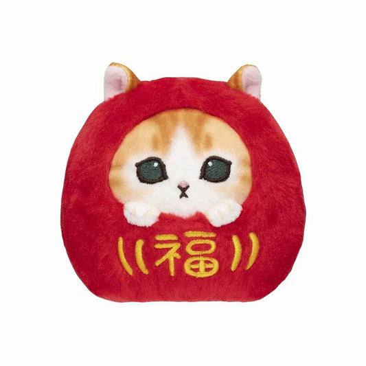 Mofusand | Daruma Plush Toy H100×W100×D110Mm 猫福 达摩造型公仔/手玉/玩偶