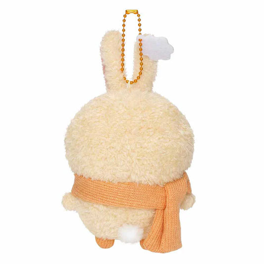 CHIIKAWA | Usagi Mascot Holder Bag Charm Keychain 115×105×60mm (Warm and Cozy Scarf)