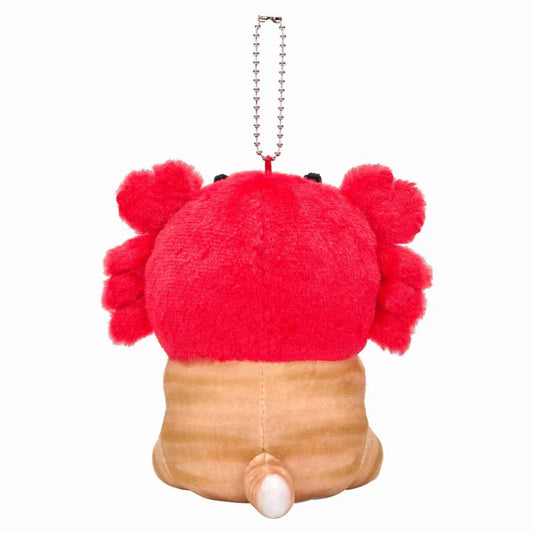 MOFUSAND | Crab Mascot Holder Keychain Bag Charm 140mm x 120mm x 110mm (Sea Creature)