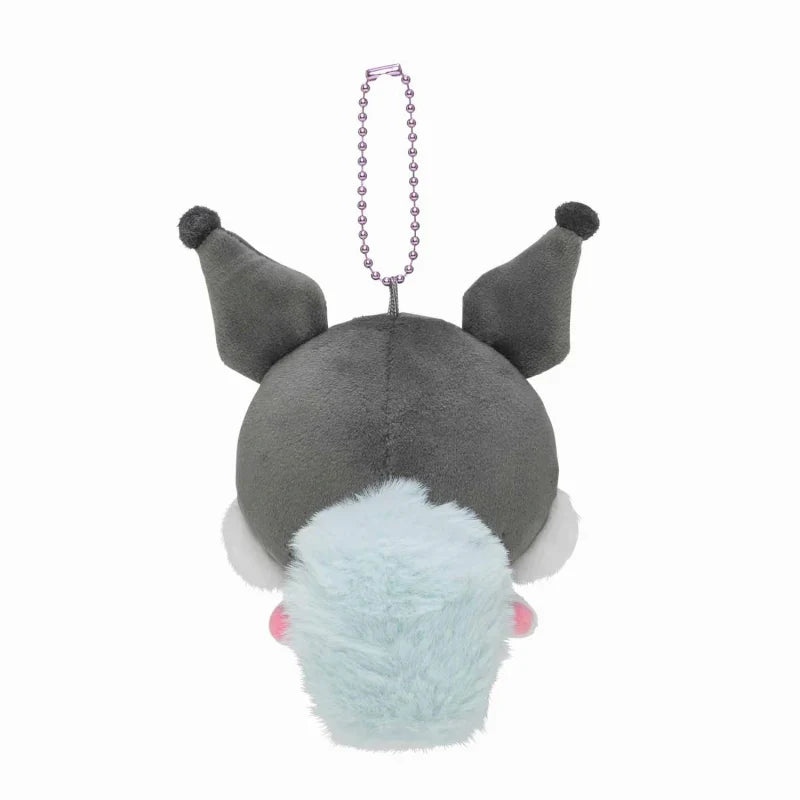 Chiikawa x Sanrio | Kuromi x Momonga Plush Keychain Bag Charm Mascot Holder 110×125×60mm