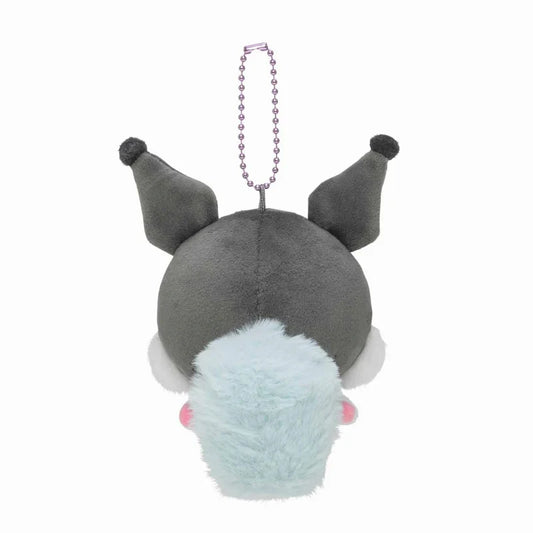Chiikawa x Sanrio | Kuromi x Momonga Plush Keychain Bag Charm Mascot Holder 110×125×60mm