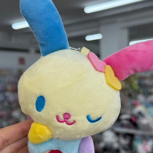 SANRIO x Avail | Usahana Mascot Holder Plush Keychain Bag Charm 50×75×138mm (Heart)