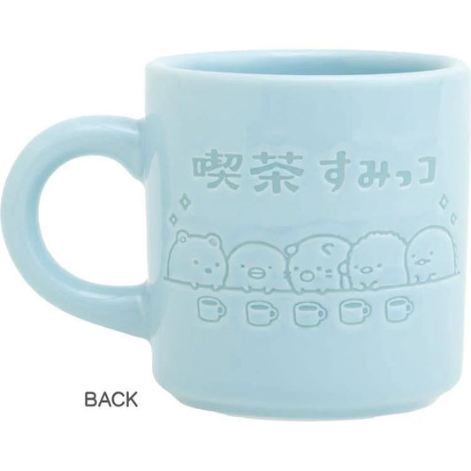 SAN-X | Sumikko Gurashi Bean Master Mug Cup Blue 80 × Ø80 mm (Chocolate Fair at Sumikko Cafe)