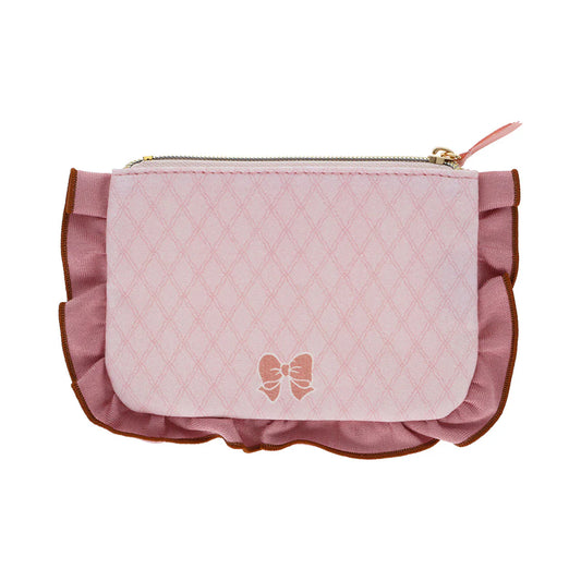 Mikko Illustrations | Frill Cosmetic Pouch 125×190×12mm (Lil ala mode Mousse & Cammy)