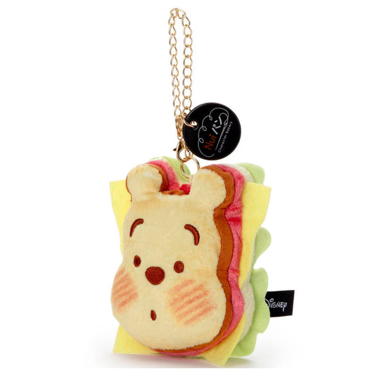 DISNEY | Winnie the Pooh Nui Pan Chain Strap Keychain Mascot Holder W100×H175×D55mm (Sandwitch)