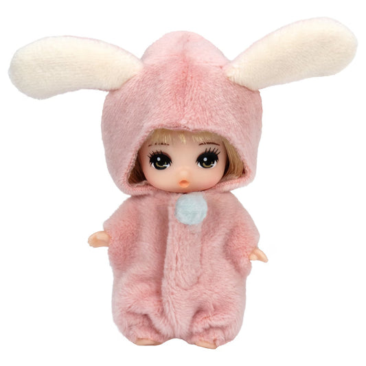 Licca-chan | Kako-chan Baby Sister Pink Bunny Outfit 62x115x33mm