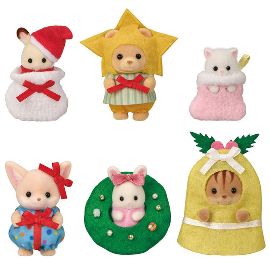 【JP】Sylvanian Families | Baby Happy Christmas Set 200x35x175mm