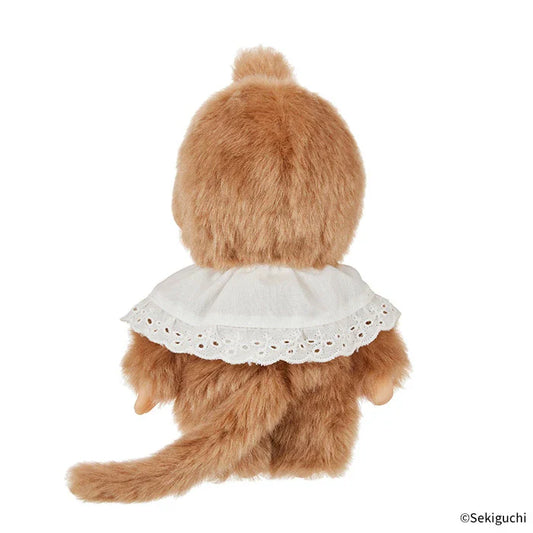 Monchhichi | Sweet Brown Chimtan S Girl Plush Toy Plush Doll H24×W12×D8.5cm