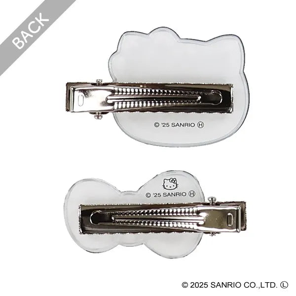 SANRIO | Hello Kitty Hair Accessory Puffy Hair Clip 47x32x9mm (Zebra Print)