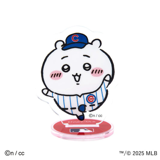 CHIIKAWA x MLB TOKYO SERIES | Acrylic Stand H75×W110mm Cubs-Chiikawa吉伊/小白