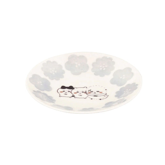 CHIIKAWA | Chiikawa & Hachiware & Rakko Small Plate 135×20mm (Happy Blossom)