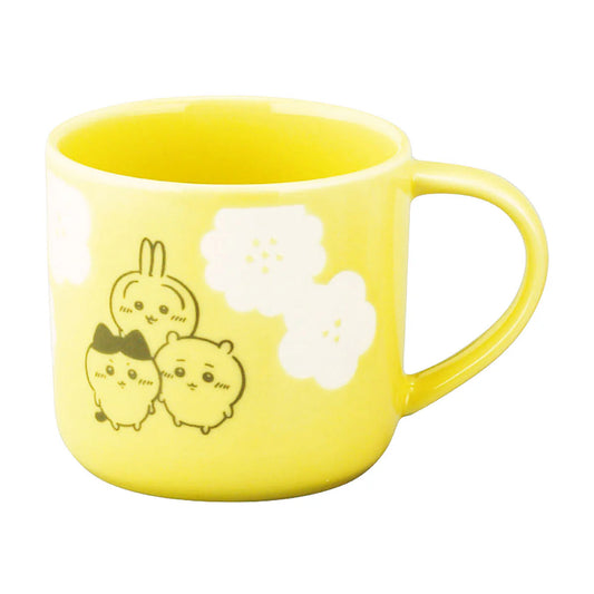 CHIIKAWA | Chiikawa & Hachiware & Usagi Porcelain Mug 85×80mm (Happy Blossom)