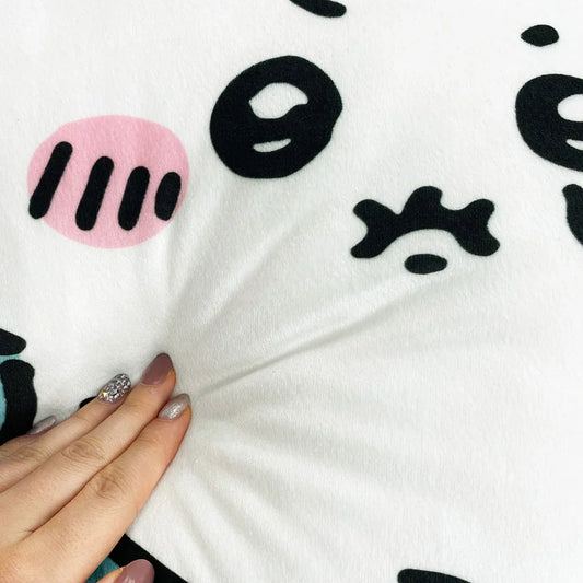 CHIIKAWA | Mochi Mochi Cushion Hachiware H410×W440×D120mm