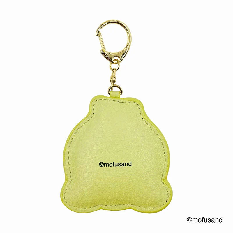 MOFUSAND | Fluffy and Fuzzy Patch Keychain 78×65×10mm (Melon Cat Nyan)