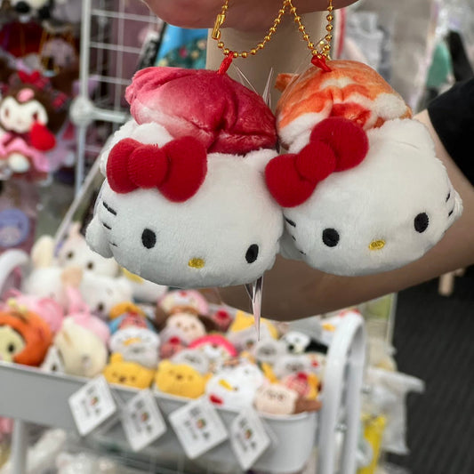 Sanrio | Hello Kitty Mascot Holder Keychain (Sushi) Approx.10Cm 日本三丽鸥 凯蒂猫挂件/包挂/钥匙链(寿司系列)