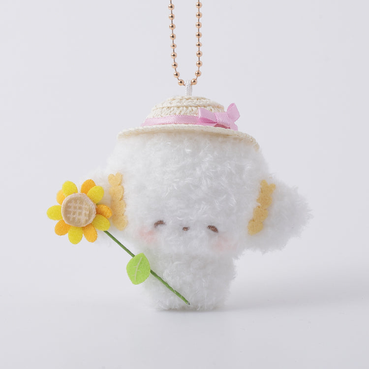 SANRIO | Cogimyun Holder Bag Charm Keychain 10cm Approx. (Sunflower)