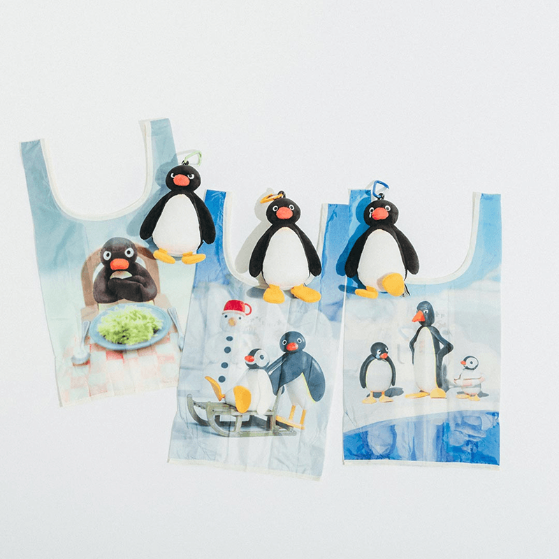 Pingu | BASIC Plush Keychain & Eco-Bag (Exhibition Edition)