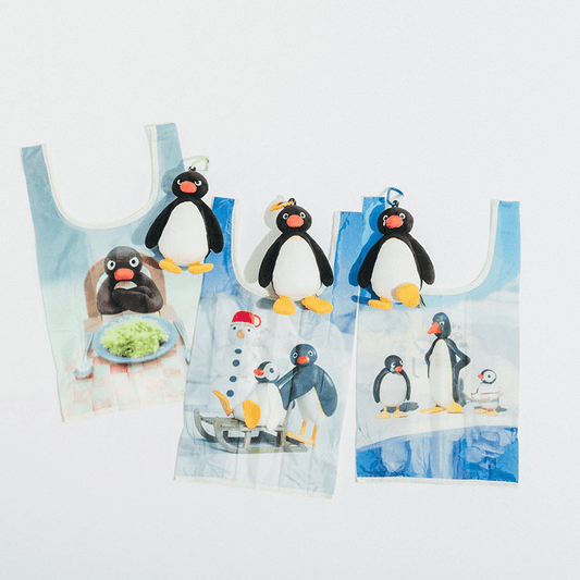 Pingu | CRY Plush Keychain & Eco-Bag (Exhibition Edition)