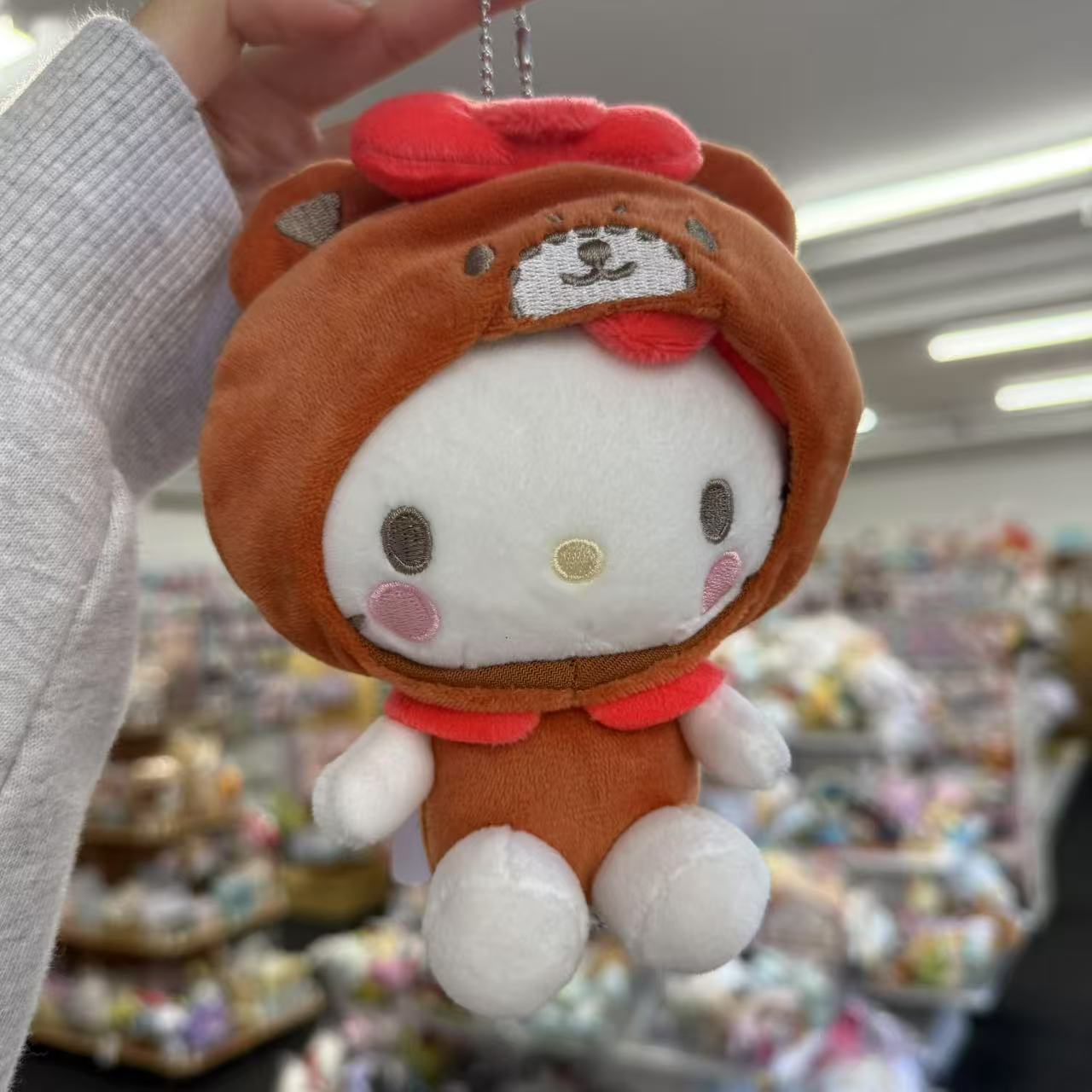 SANRIO x Avail | Hello Kitty 50th Anniversary Mascot Holder Plush Keychain 14 x 12cm (Tiny Chum)