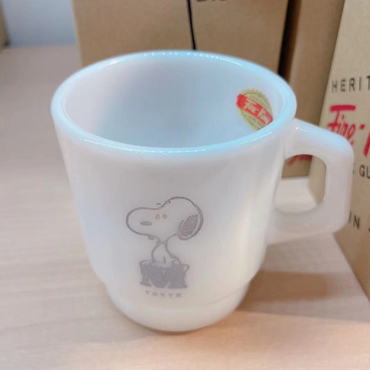 Made In Japan Fire King X Snoopy 215Ml Fireking