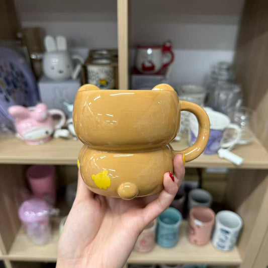SAN-X | Chairoikoguma 3D Porcelain Mug 90×Φ95mm (Makeup Rilakkuma)