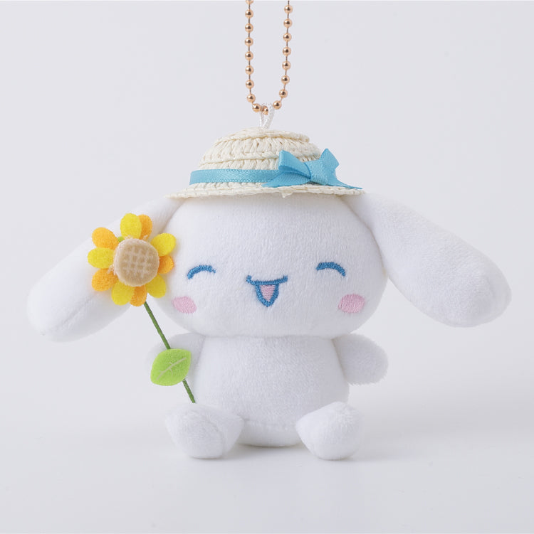 SANRIO | Cinnamoroll Holder Bag Charm Keychain 10cm Approx. (Sunflower)