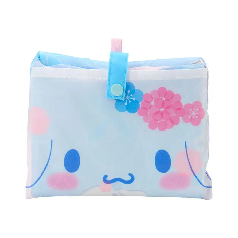 SANRIO | Cinnamoroll Eco Shopping Tote Bag W49×D18×H69cm (Japanese Pattern Blue)