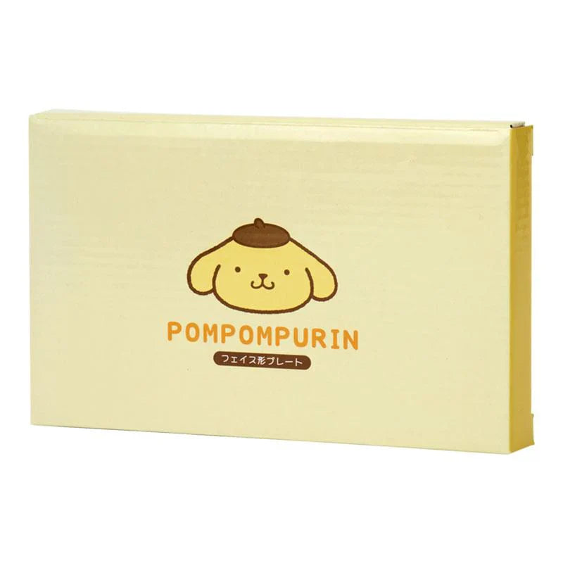 SANRIO | Pom Pom Purin Face Shaped Plate Microwave Dishwasher And Dryer Safe 200x116x15mm