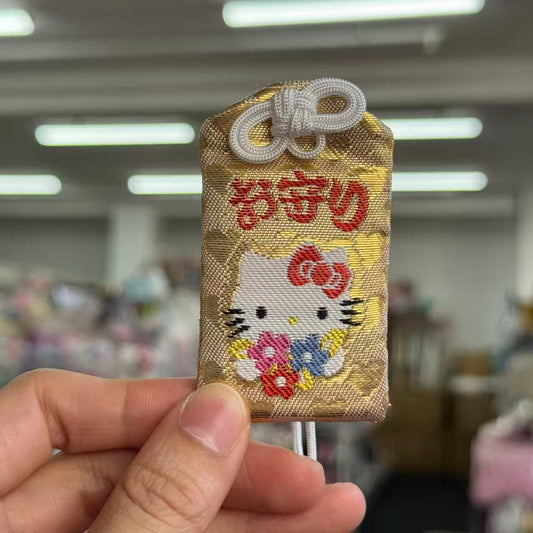 Sakae no Yashiro Shrine | Hello Kitty Omamori - Good Luck & Fortune Golden