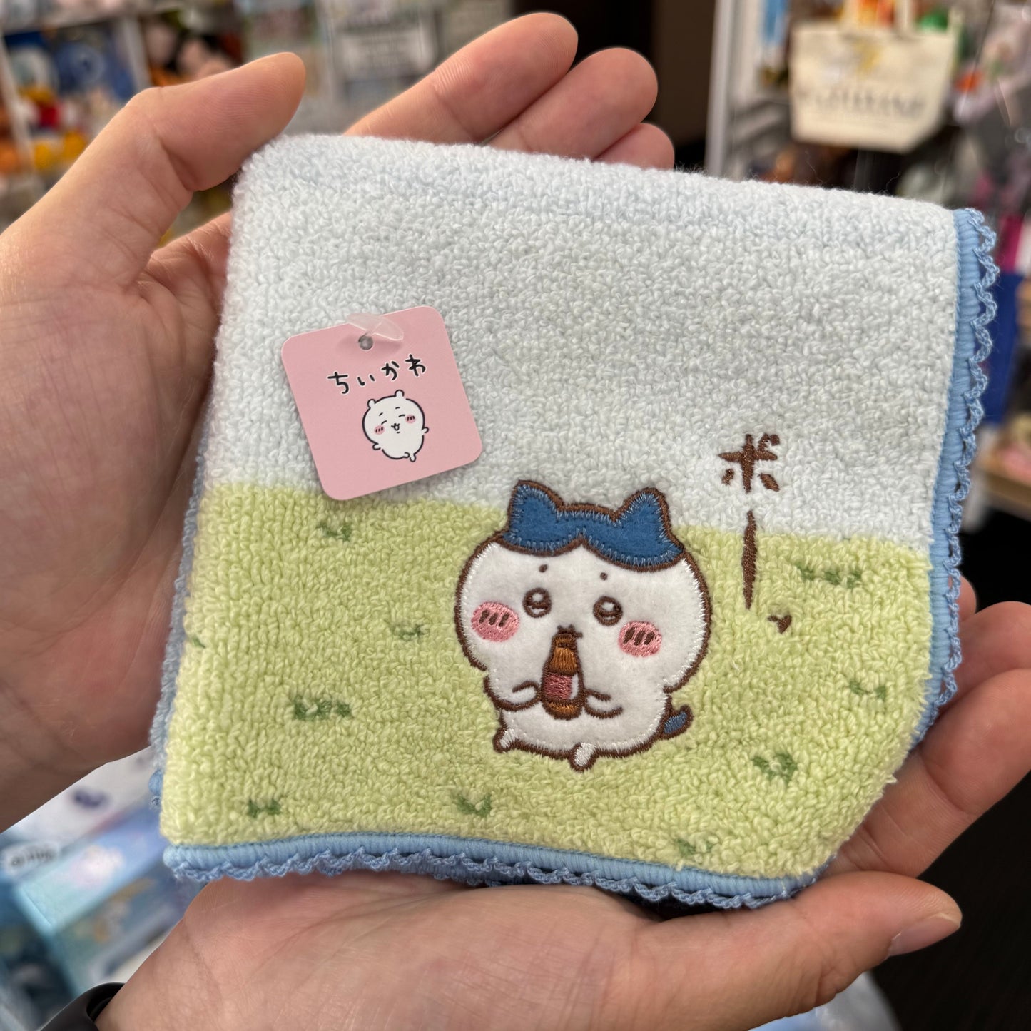 CHIIKAWA | Towel Handkerchief Cotton 100% H250×W250mm (Gentle Breeze)