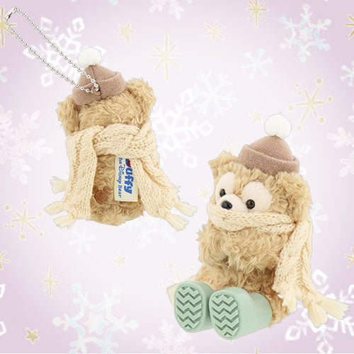 Disney | Tokyodisneysea Duffy And Friends Sitting Scarf Mascot Holder Plush Keychain (Dancing Snow