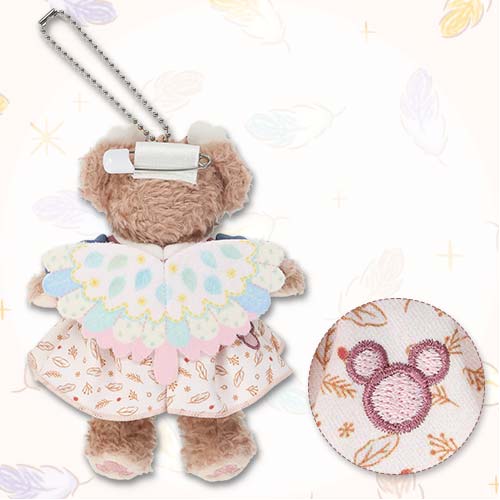 DISNEY | TokyoDisneySea Duffy and Friends ShellieMay Mascot Holder Plush Keychain with Badge (Wishing Wings)