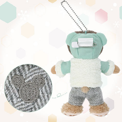 DISNEY | Tokyo Disney Sea Duffy Mascot Holder Plush Keychain with Badge (Duffy and Friends Winter 2025)