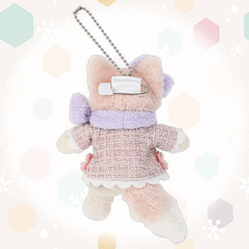 DISNEY | Tokyo Disney Sea LinaBell Mascot Holder Plush Keychain with Badge (Duffy and Friends Winter 2025)