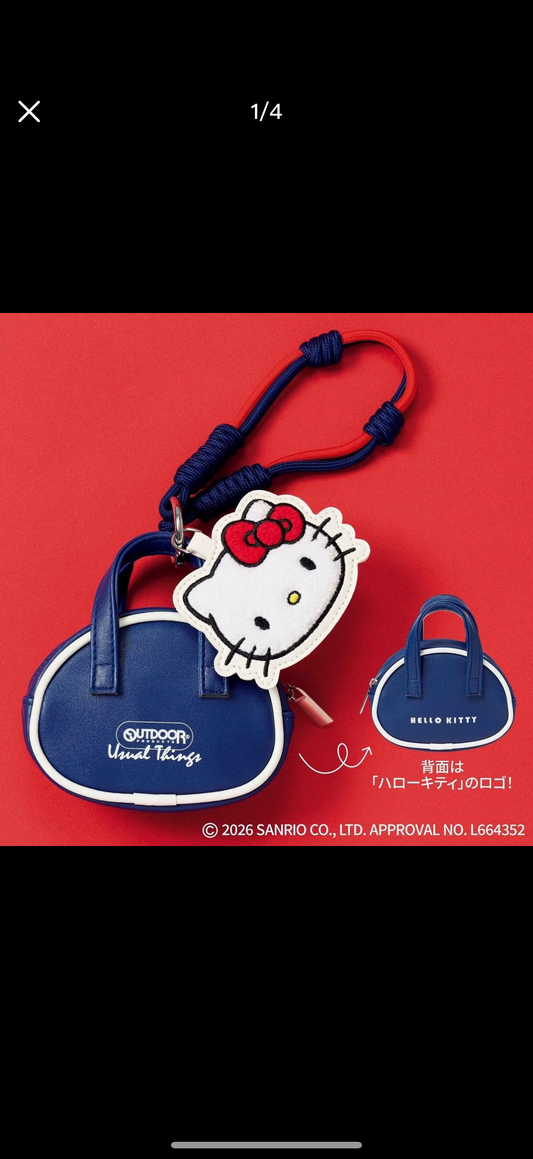 HELLO KITTY x OUTDOOR | Mini Bag & Keychain Set