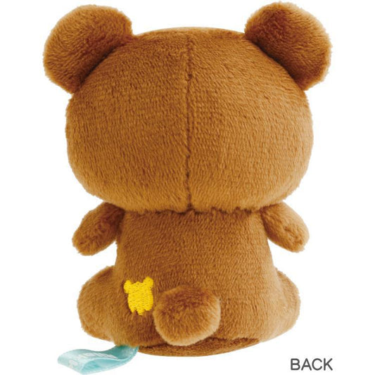 San-X | Rilakkuma Chairoi Koguma Sitting Mini Tenori Plush 75×60×40Mm (Lovely House)
